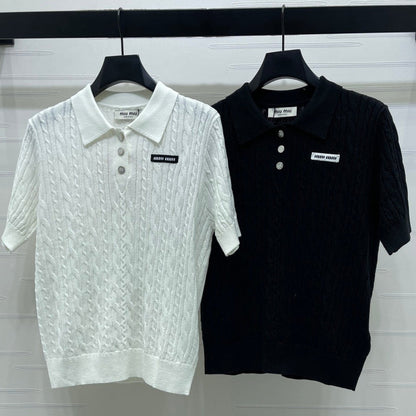 Miumiu 2026 Polo Shirt Wool