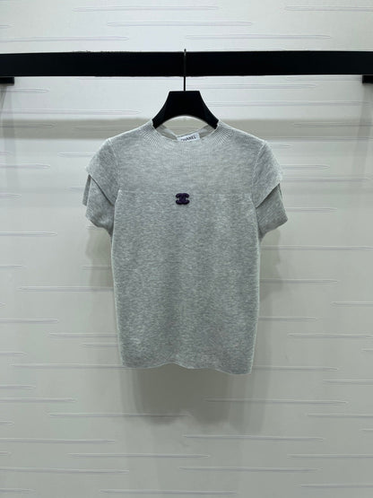Chanel 2026 Short-sleeve Shirt Wool Cashmere 14093