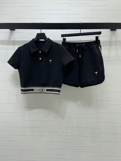 Dior 2026 Set Cream Black Cotton Polyester