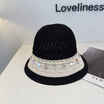 Chanel Knitted Bucket Hat 220884
