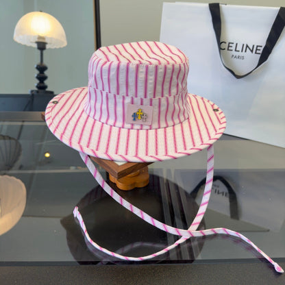 Chrome Hearts Striped Bucket Hat 240572