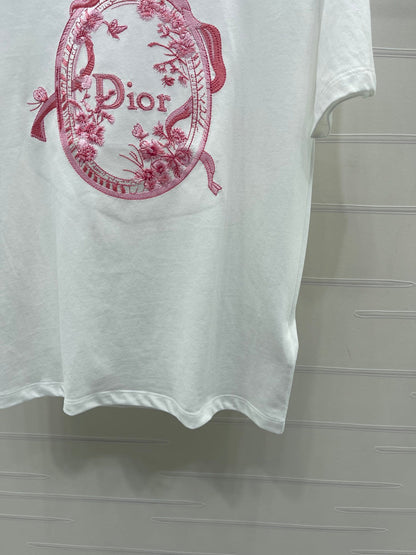 Dior 2026 Printed Short-sleeved T-shirt Cotton 392678