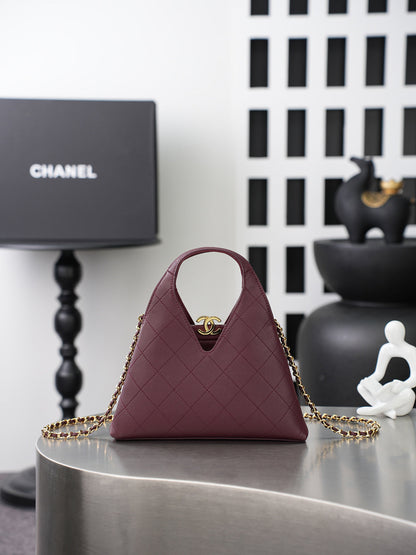 Chanel 2026 Shopping Bag 23cm Calfskin And Gold-tone