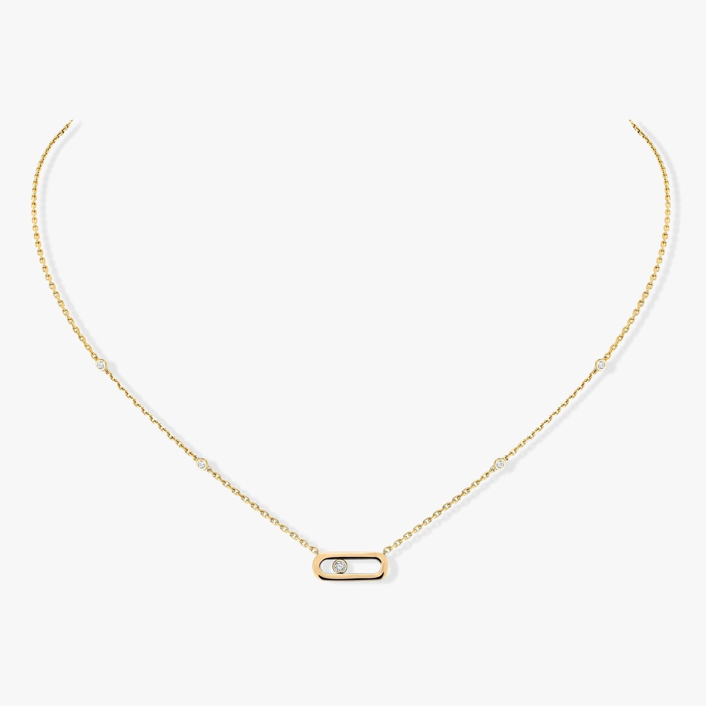 MOVE UNO DIAMOND NECKLACE