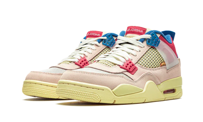 Nike Air Jordan 4 Retro Light Pink Blue Mesh Suede
