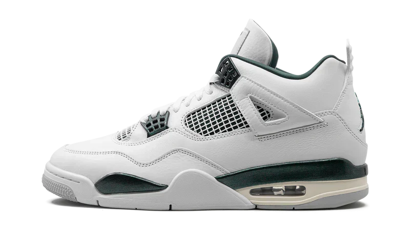 Nike Air Jordan 4 Retro Oxidized Green White Leather