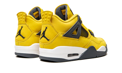 Nike Air Jordan 4 Yellow Black Suede 05