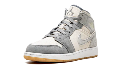 Nike Jordan 1 Mid SE Coconut Milk Particle Grey Suede