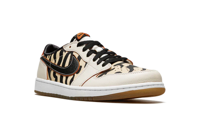 Nike Air Jordan 1 Beige Black Leather