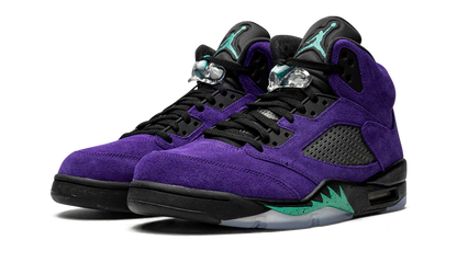 Nike Air Jordan 5 Retro Dark Purple Black Suede