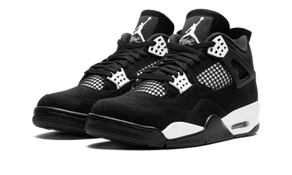 Nike Air Jordan 4 Black White Suede TPU