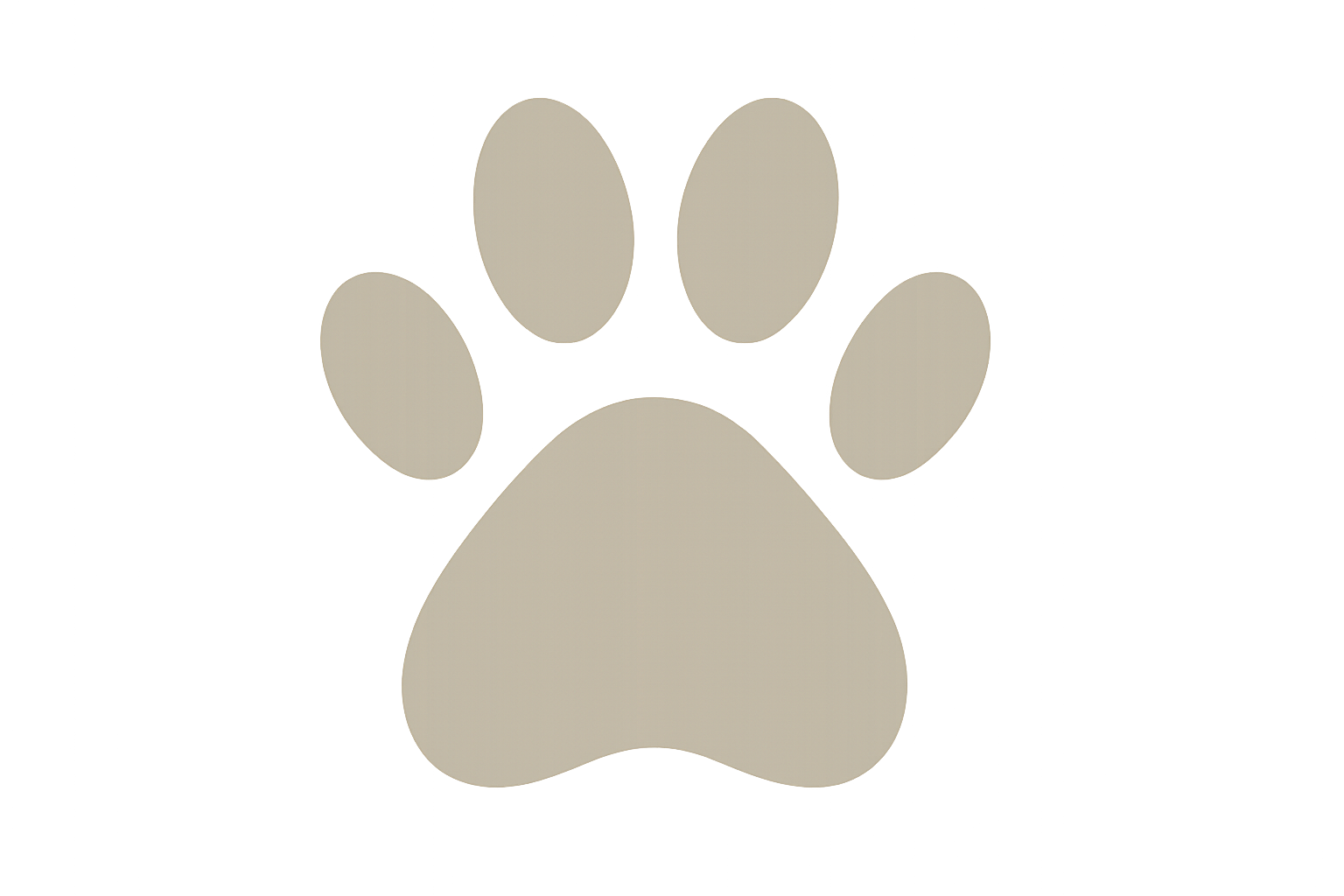 Generate me a paw with this colour code #c5c4b0  make it simple with no background