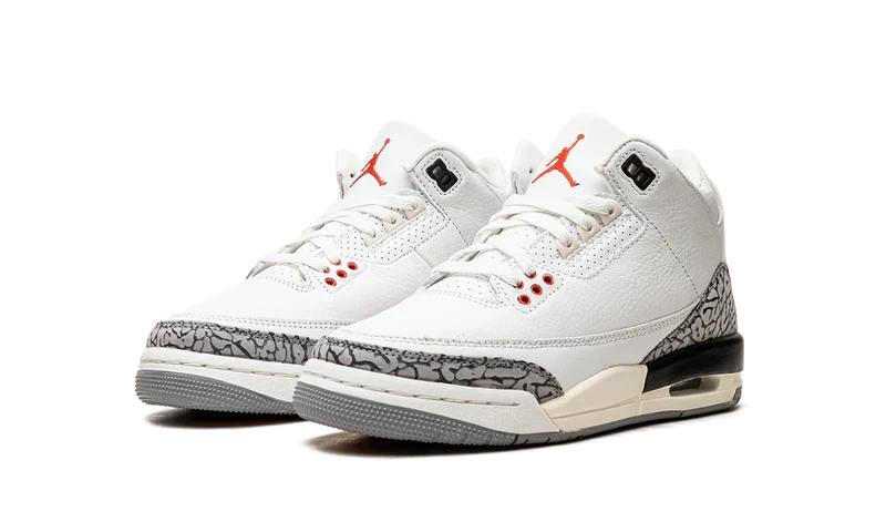 Nike Air Jordan 3 Ivory Gray Cowhide