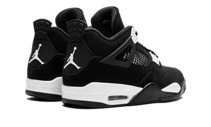 Nike Air Jordan 4 Black White Suede TPU