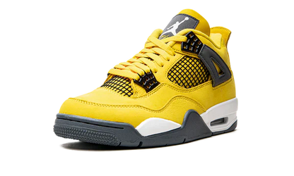 Nike Air Jordan 4 Yellow Black Suede 05