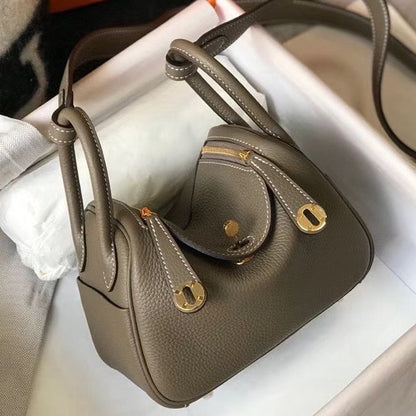 HM Mini Lindy 20cm Clemence Leather