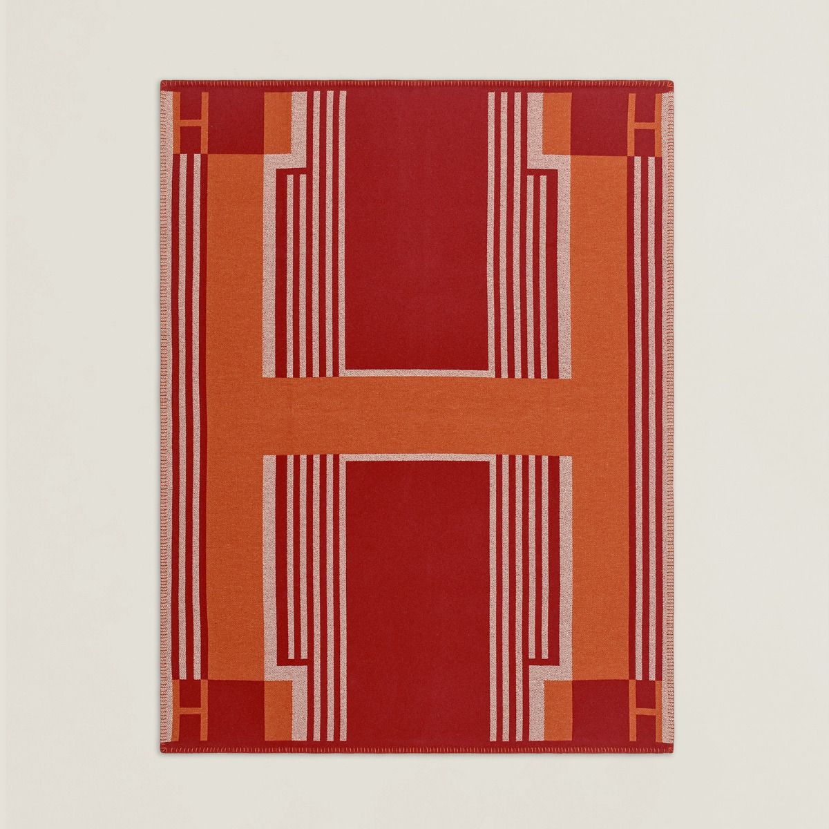 HM Ithaque Blanket Cuivre Wool Cashmere