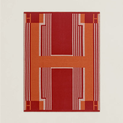HM Ithaque Blanket Cuivre Wool Cashmere