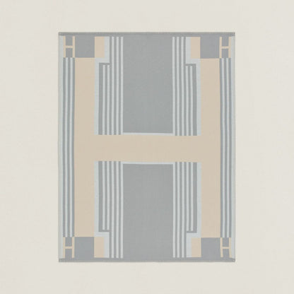 HM Ithaque Blanket Grey Wool Cashmere