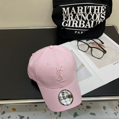 YSL Letter Embroidered Baseball Cap 295200