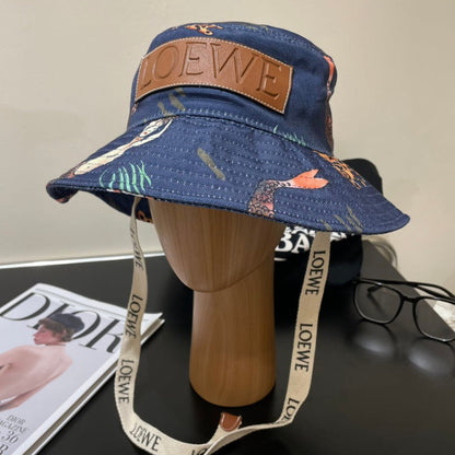 Loewe Paula's Ibiza Bucket Hat With Striking Print 291872