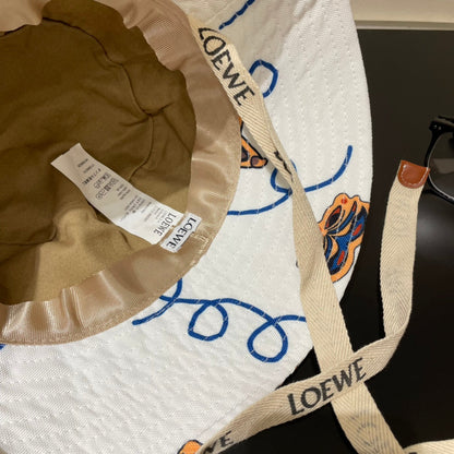 Loewe Paula's Ibiza Bucket Hat With Striking Print 291872