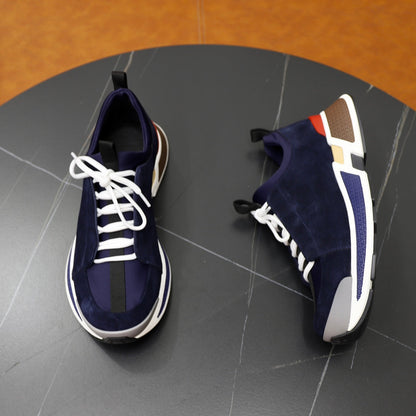 HM Men's Just Sneaker Calfskin Suede 526596