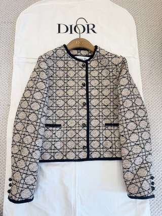 CD 25 Diamond Suit Beige black Cotton Polyester