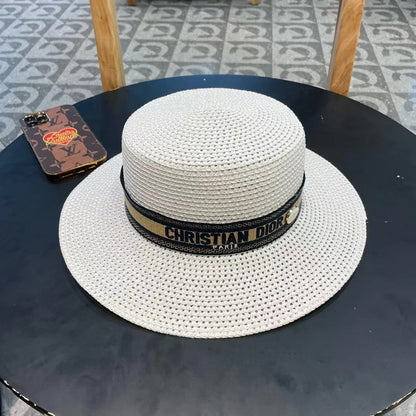 Dior Logo Straw Hat 219084