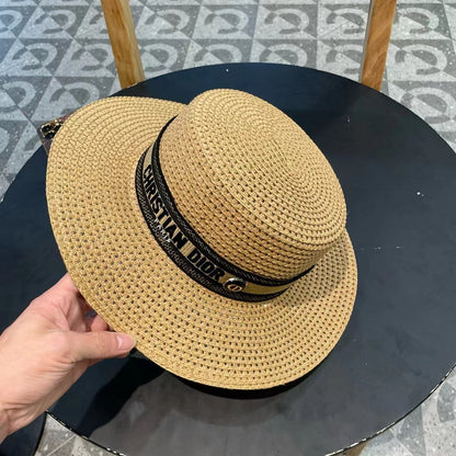 Dior Logo Straw Hat 219084