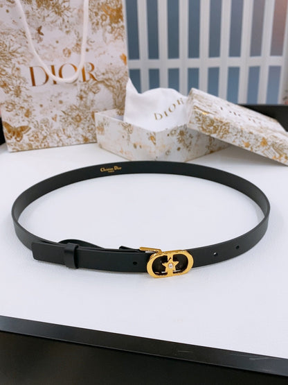Dior Lucky 30 Montaigne Star CD Belt Cowhide 186319