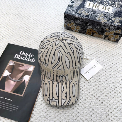 Dior Monogram Baseball Cap Signature Paris Logo Hat New With Tag 268975