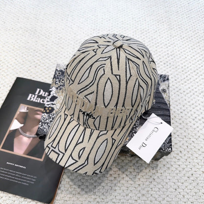 Dior Monogram Baseball Cap Signature Paris Logo Hat New With Tag 268975