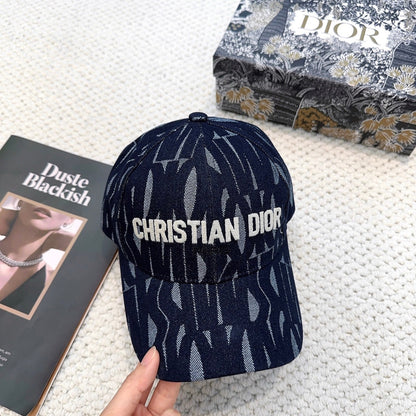 Dior Monogram Baseball Cap Signature Paris Logo Hat New With Tag 268975
