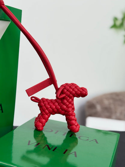Bottega Veneta Dog Charm Lambskin