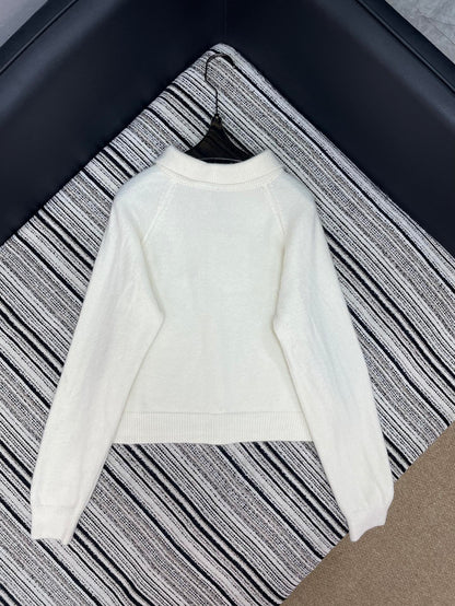 Chanel 2025  Knitted Cardigan Wool Cashmere 730266