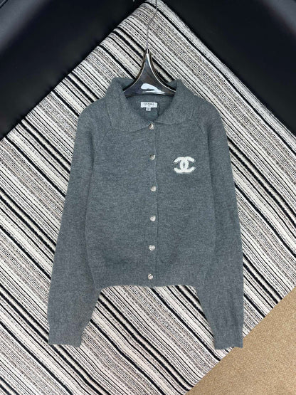 Chanel 2025  Knitted Cardigan Wool Cashmere 730266