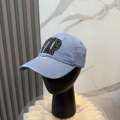 Balenciaga Baseball Cap Denim Cotton 268986