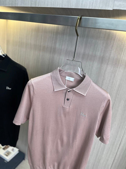 CD 2026 Casual Polo Shirt Tencel Polyester 316962