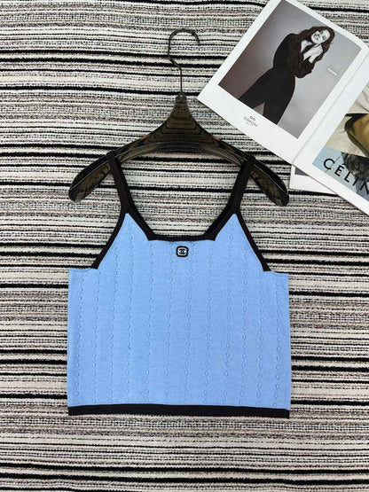 Chanel 2026  V-neckline Camisole Cotton