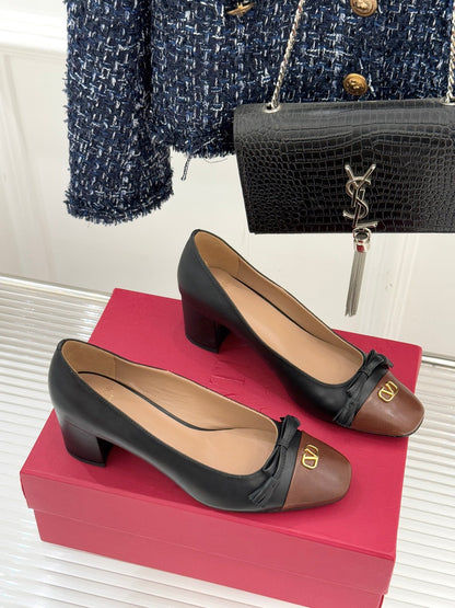 VT 26s High Heel Pump 65 Sheepskin Gold Buckle 702248