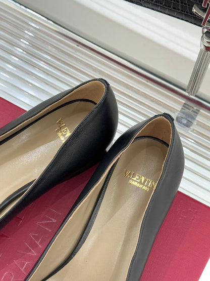 VT 26s Ballet Flat Sheepskin Gold Buckle 702251