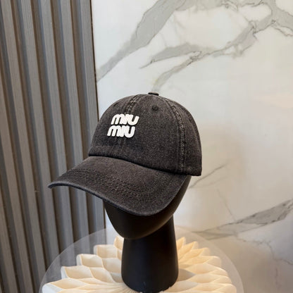 Miumiu Denim Baseball Cap 250019