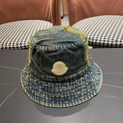 Moncler Denim Bucket Hat 196136