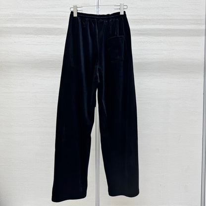 Miumiu 2026 Pants with Rhinestone Embroidery Silk Viscose 356809