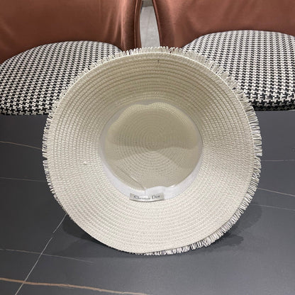 Dior D-Bobby Straw Hat 219043