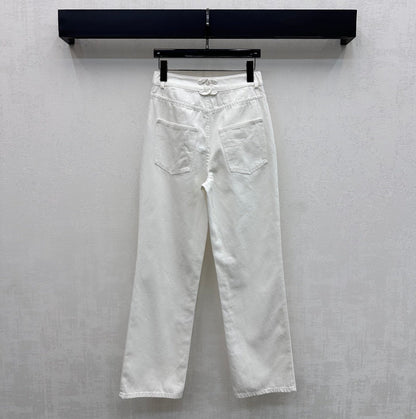Chanel 2026 Jeans With Silver Buckle 359365