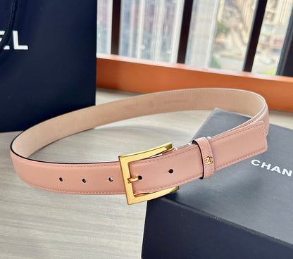 Chanel 2026 Belt 3.0cm Gold Buckle