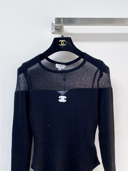 Chanel 2026 Long-Sleeve Top Wool 166733