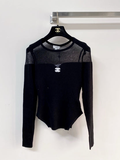 Chanel 2026 Long-Sleeve Top Wool 166733